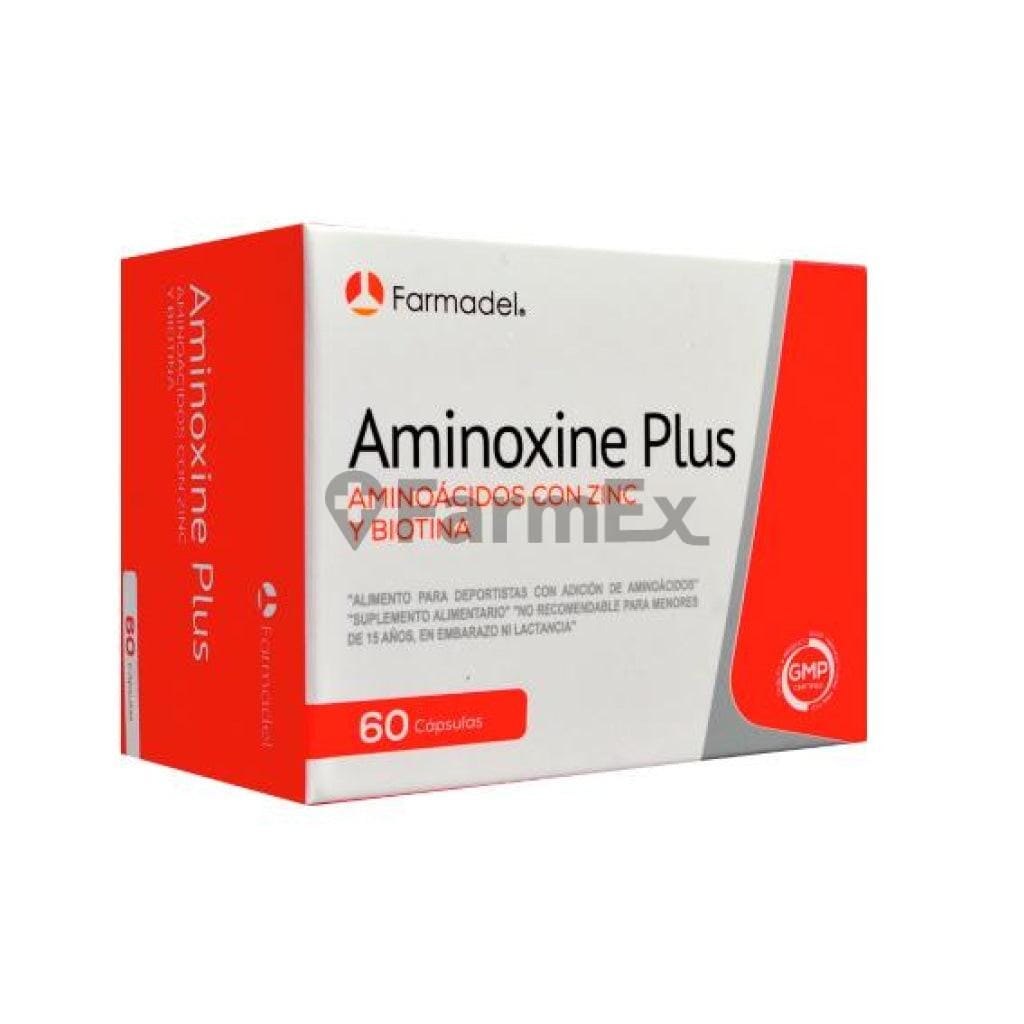 Aminoxine Plus x 60 cápsulas Farmex-VidaTres-Persistente